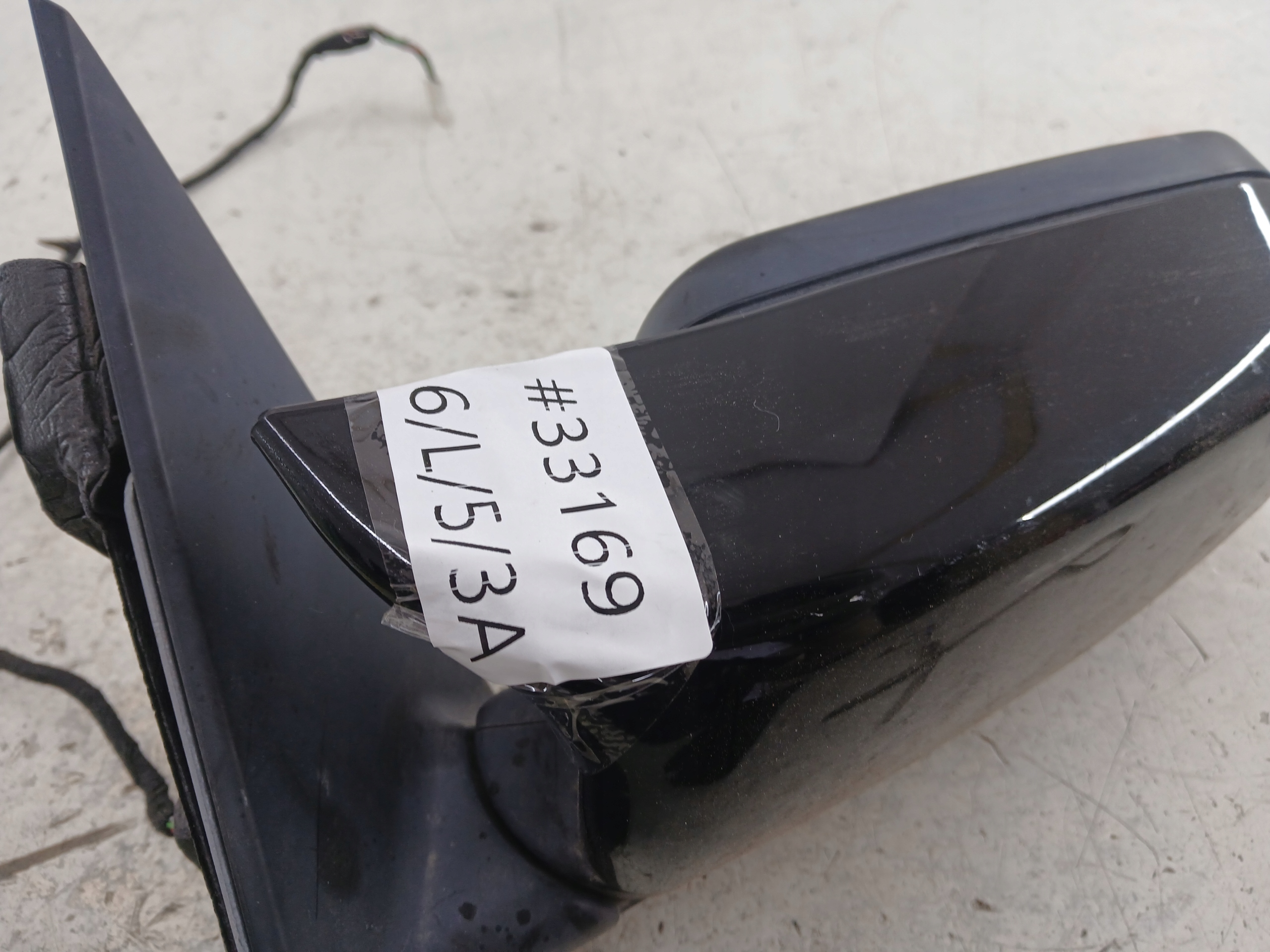 BMW E46 mirror left 5 PIN BLACK SAPPHIRE cap TUNING