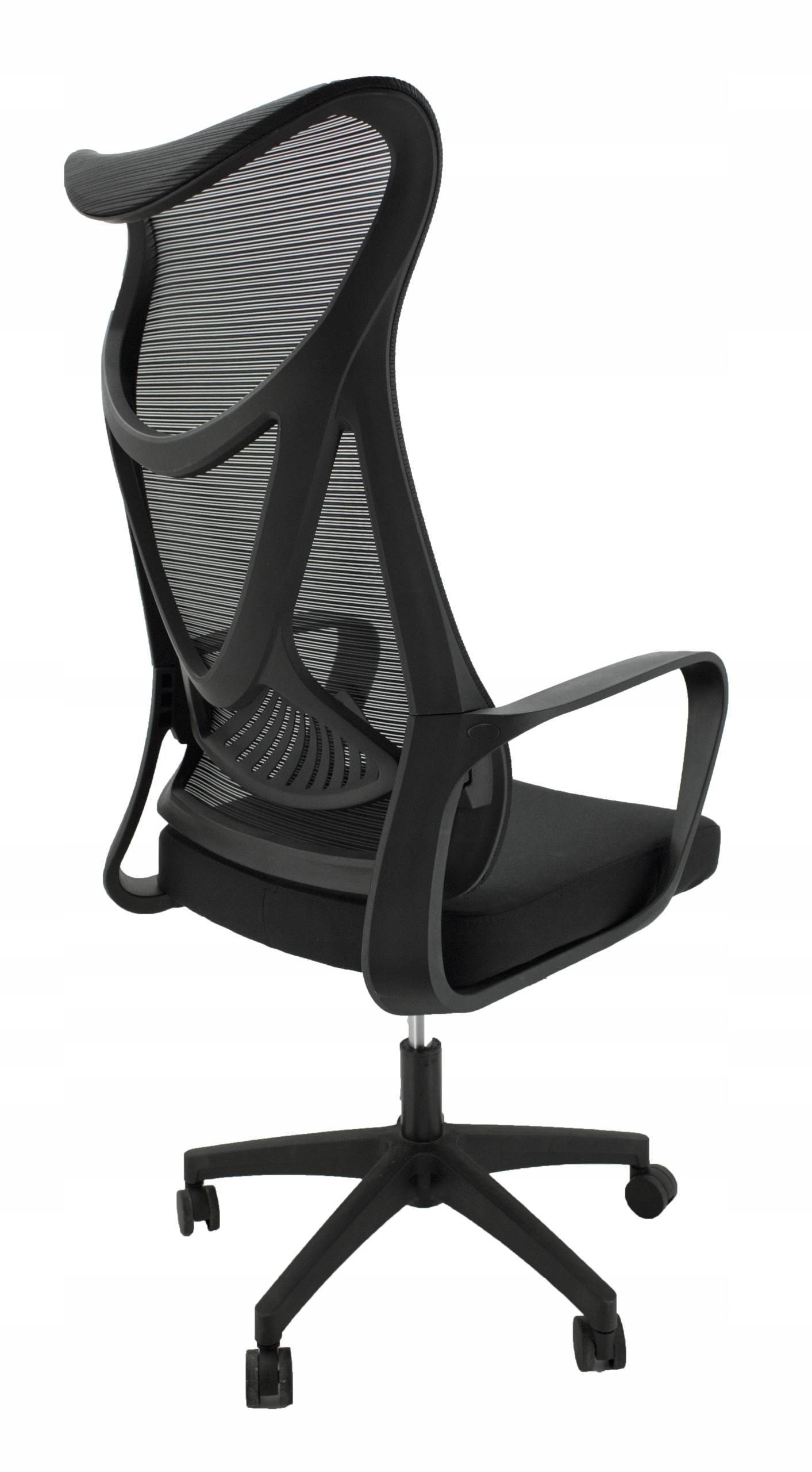 FOTEL BIUROWY OBROTOWY KRZESŁO BIUROWE MIKROSIATKA Wysokość mebla 125 cm