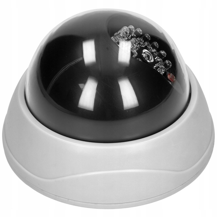 ATRAPA KOPUŁY KAMERY MONITORUJĄCEJ CCTV Z PODCZERWIENIĄ ORNO Model CD-6