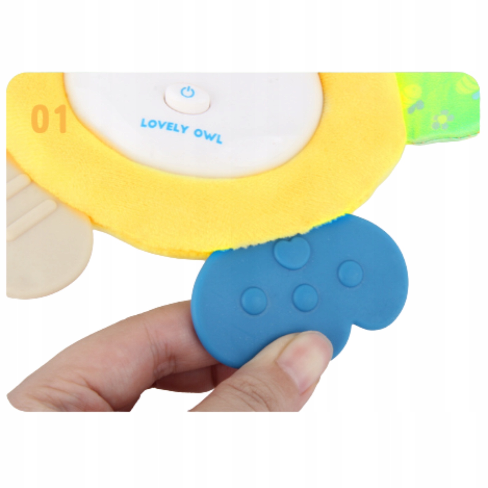 PLUSZOWA KACZUSZKA USYPIANKA MASKOTKA SZUMIĄCA SENSORYCZNA GRYZAK KACZKA Marka Pozostałe