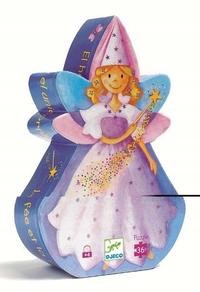 

Tekturowe Puzzle 36 el. Świat Wróżki Djeco