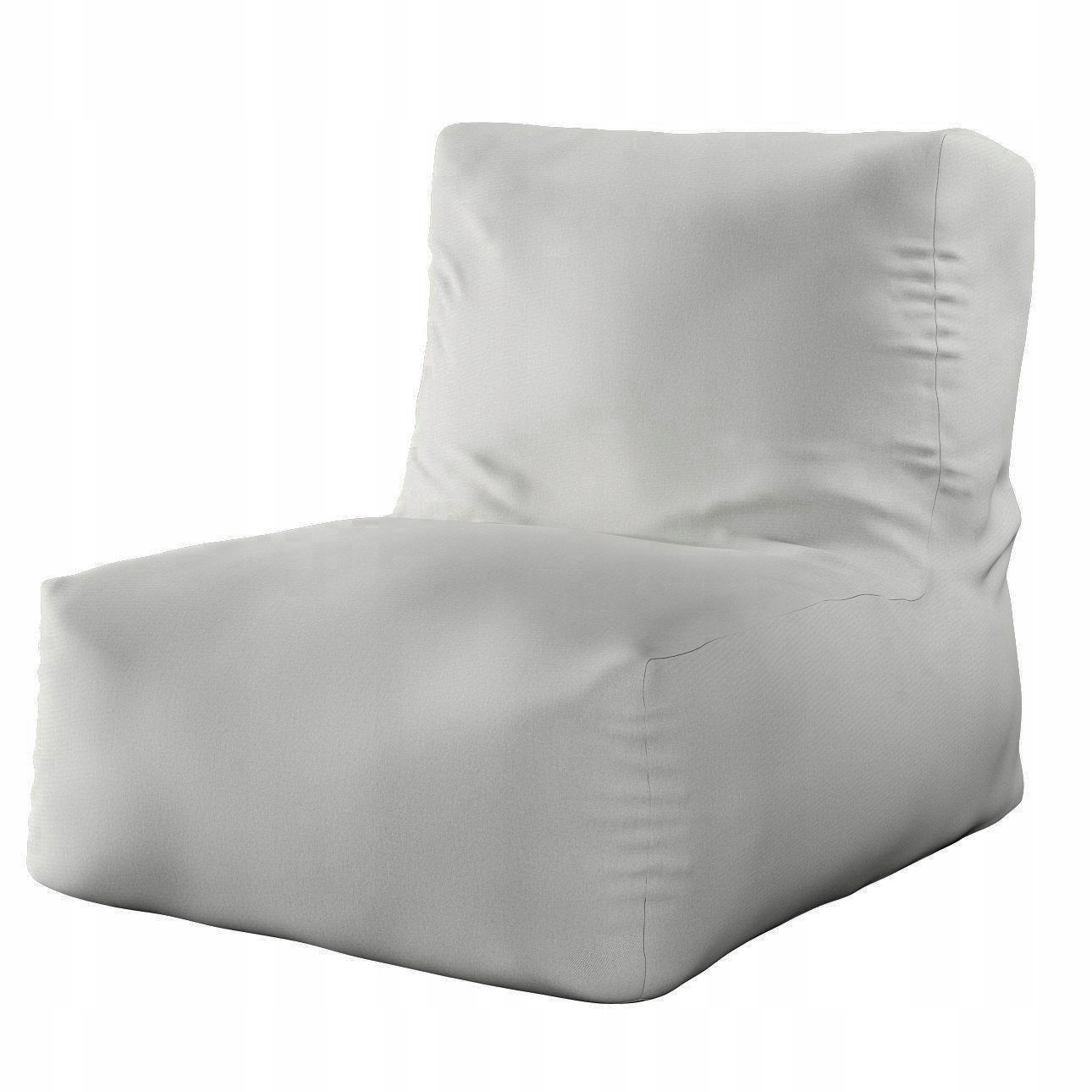 Dekoria Pufa – kreslo svetlého popola