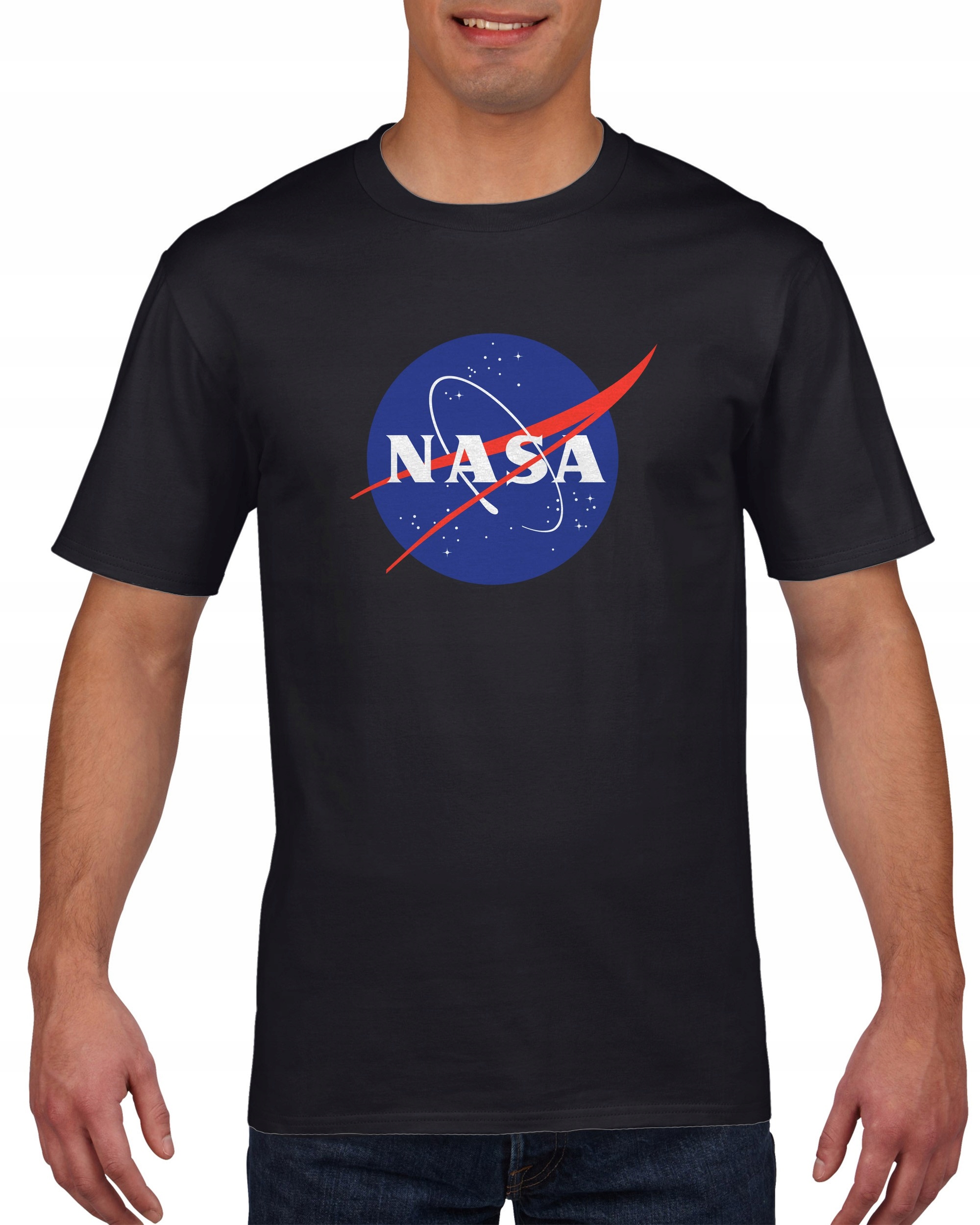 

Koszulka męska Kosmos Księżyc Nasa Kennedy c L