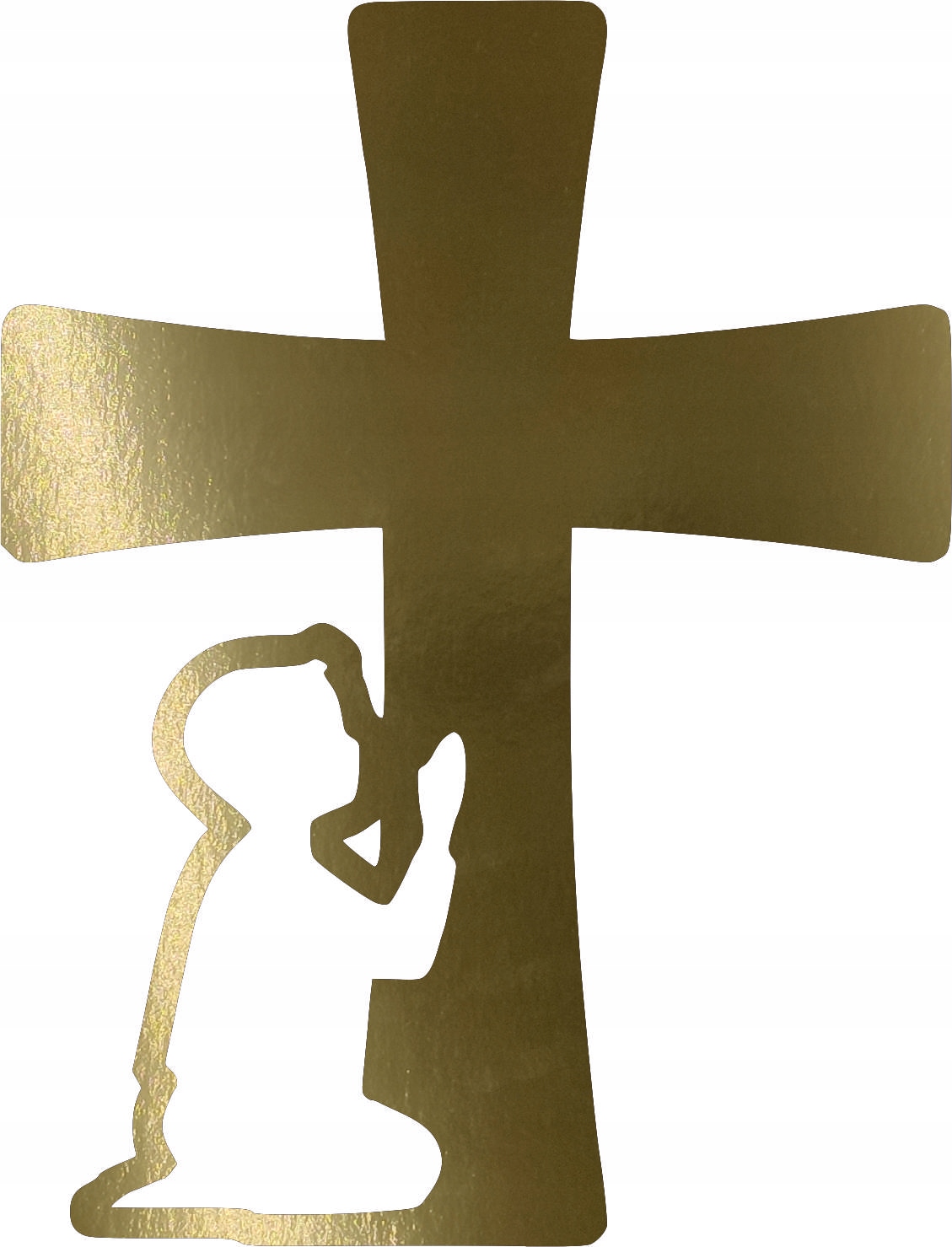 

Topper Na Bok Tortu Na Komunię Krzyż Chłopiec