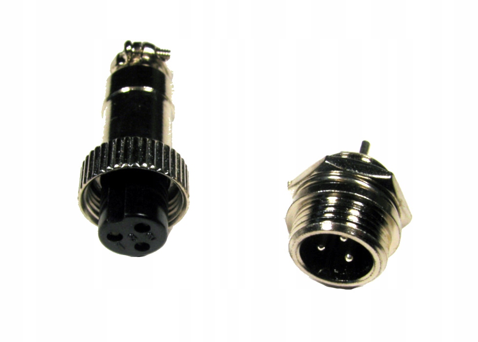 

Złącze GX12 wtyk gniazdo 3pin
