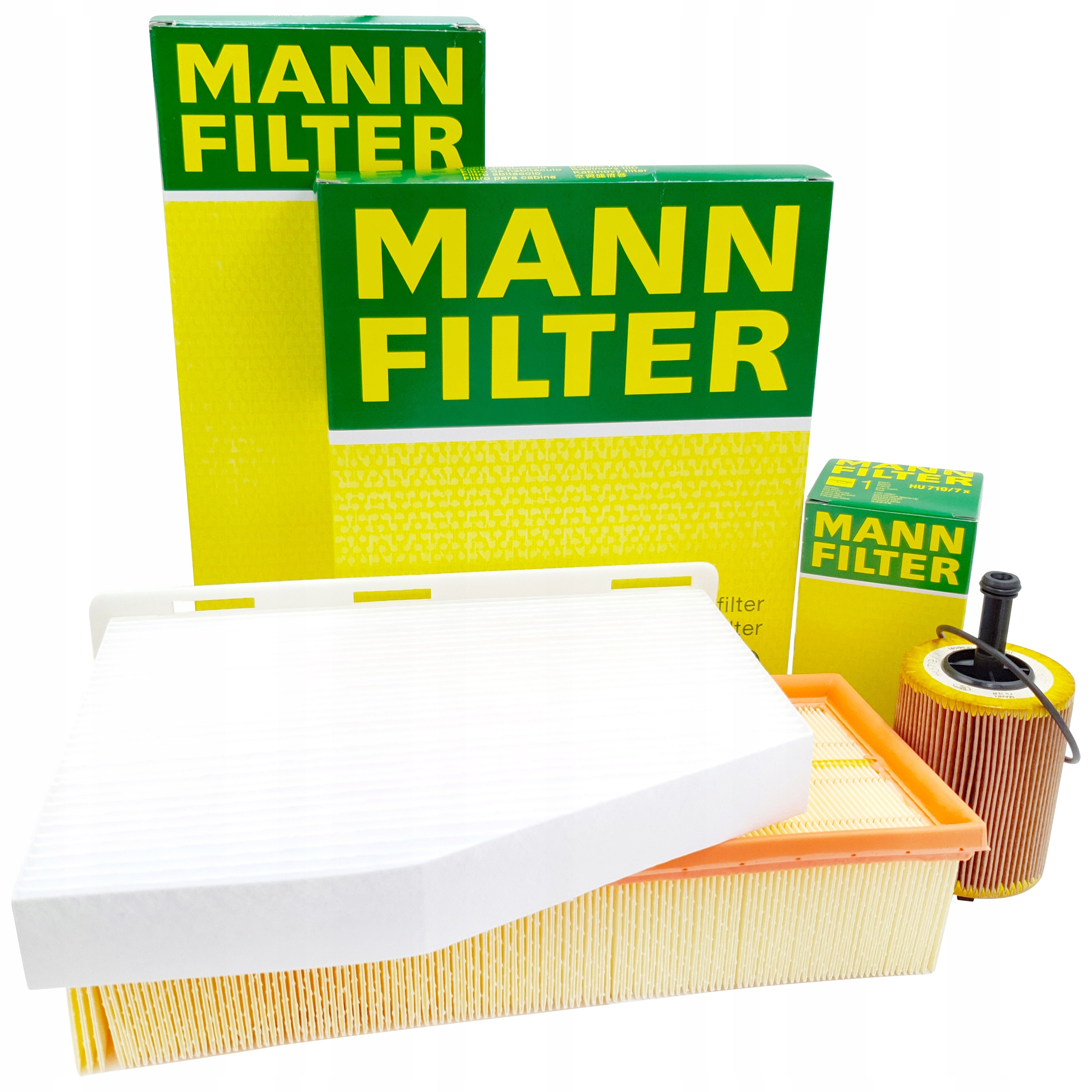 MANN FILTER ZESTAW FILTRÓW AUDI A3 8P1 1.9 2.0 TDI