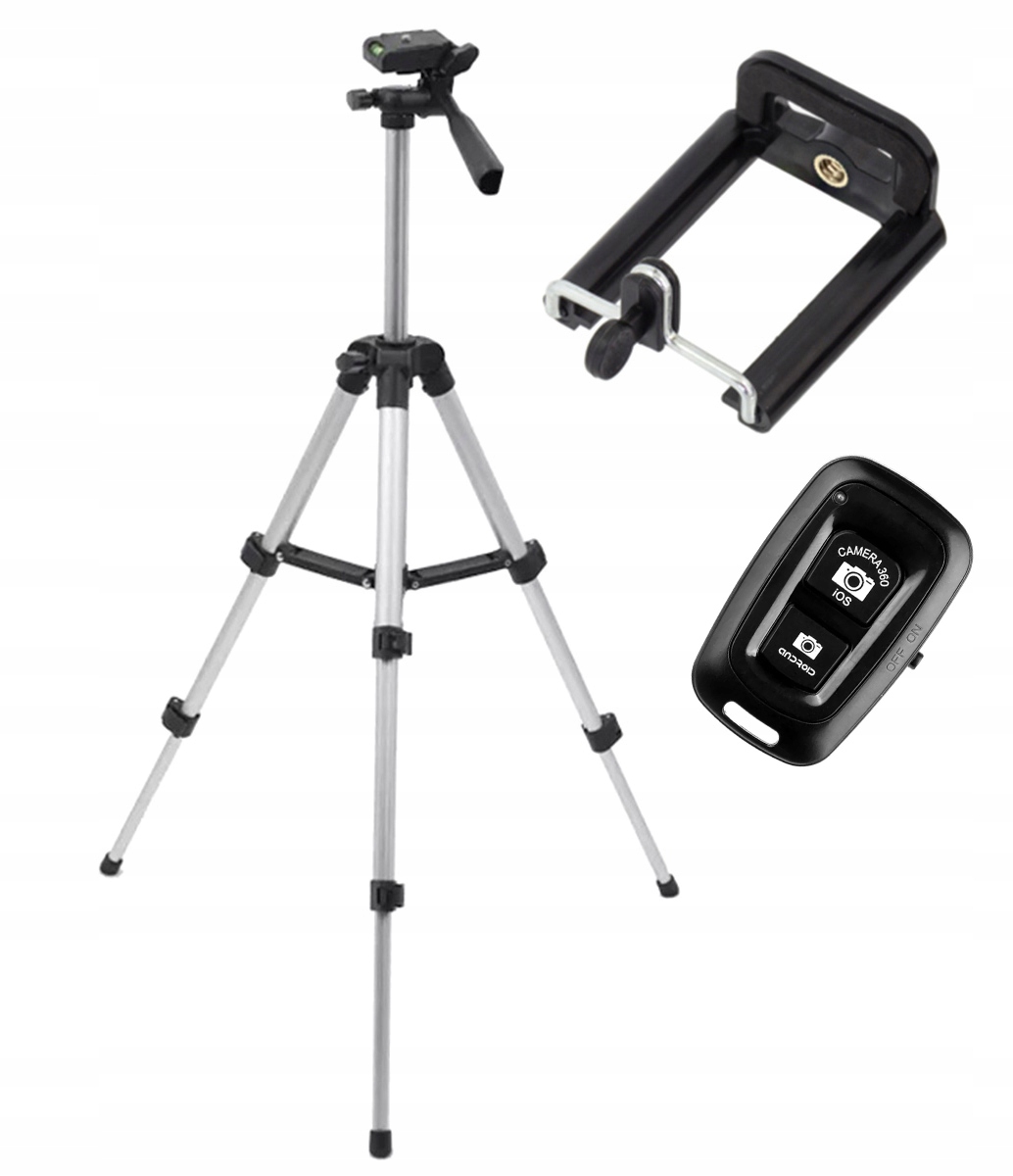 ST5C STATYW FOTO 130CM TRIPOD UCHWYT NA TEL PILOT