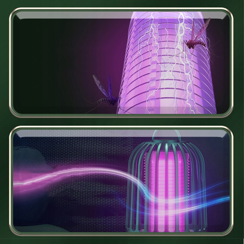 LAMPA OWADOBÓJCZA UV 2W1 NA KOMARY ĆMY MUCHY OWADY ELEKTRYCZNA PUŁAPKA EAN (GTIN) 6949560958861