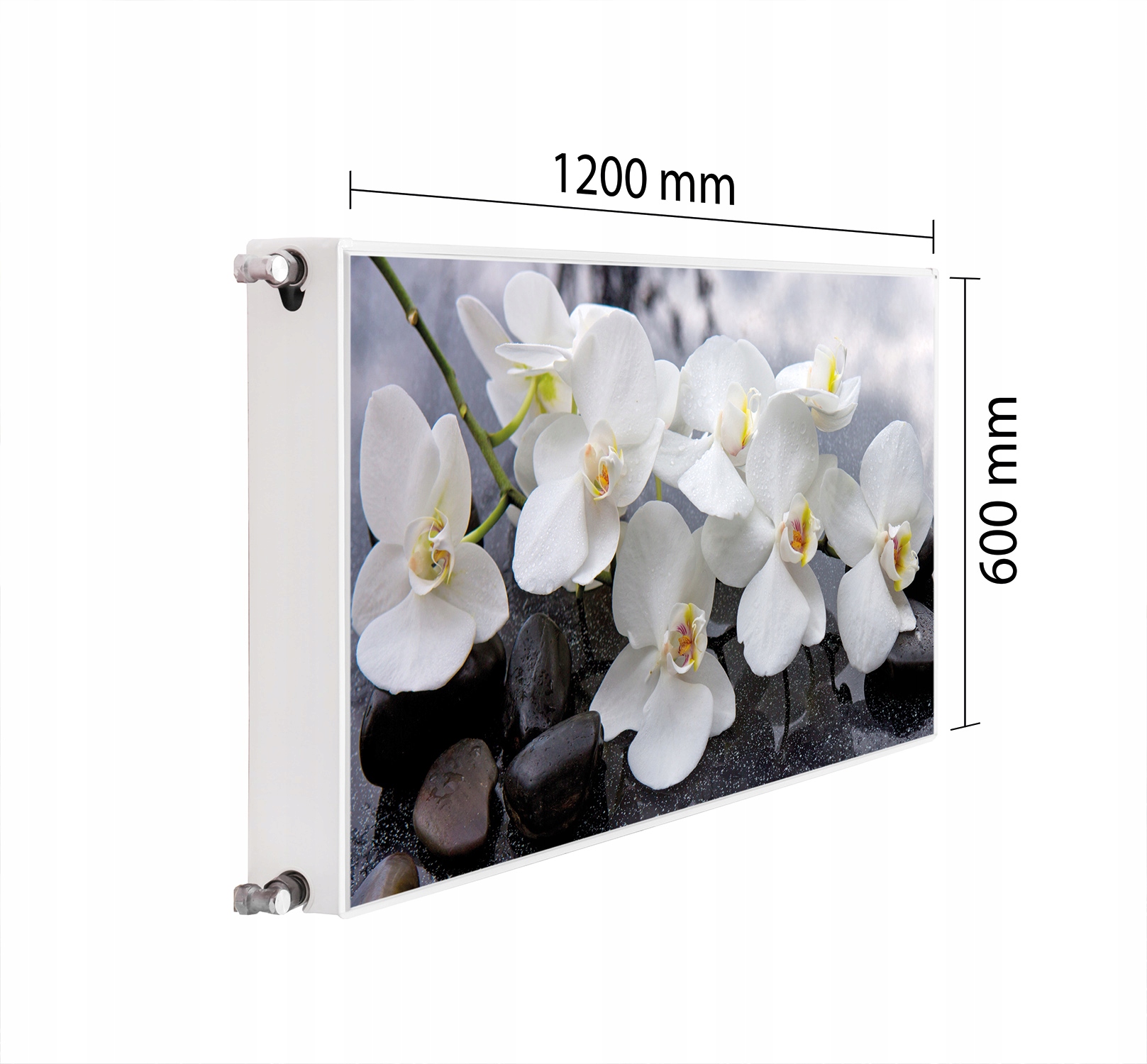 Maskovací Kryt Radiátoru 120x60 Orchidej Podložka Magnet