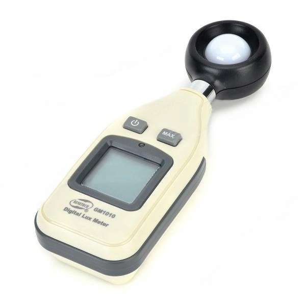 LUKSOMIERZ LUXOMETR MIERNIK NATĘŻENIA ŚWIATŁA OŚWIETLENIA ŚWIATŁOMIERZ LCD Model GM1010