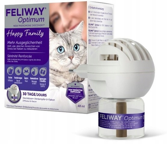 Levně Feliway Optimum – kočičí feromony Startovací Sada (Difuzér náplň)