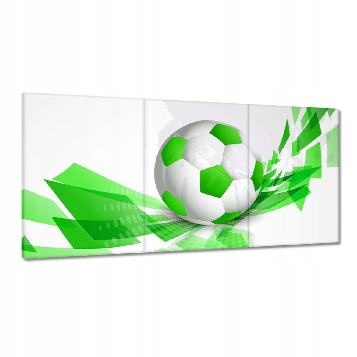 Obrazy 180x90 Zelená futbalová lopta