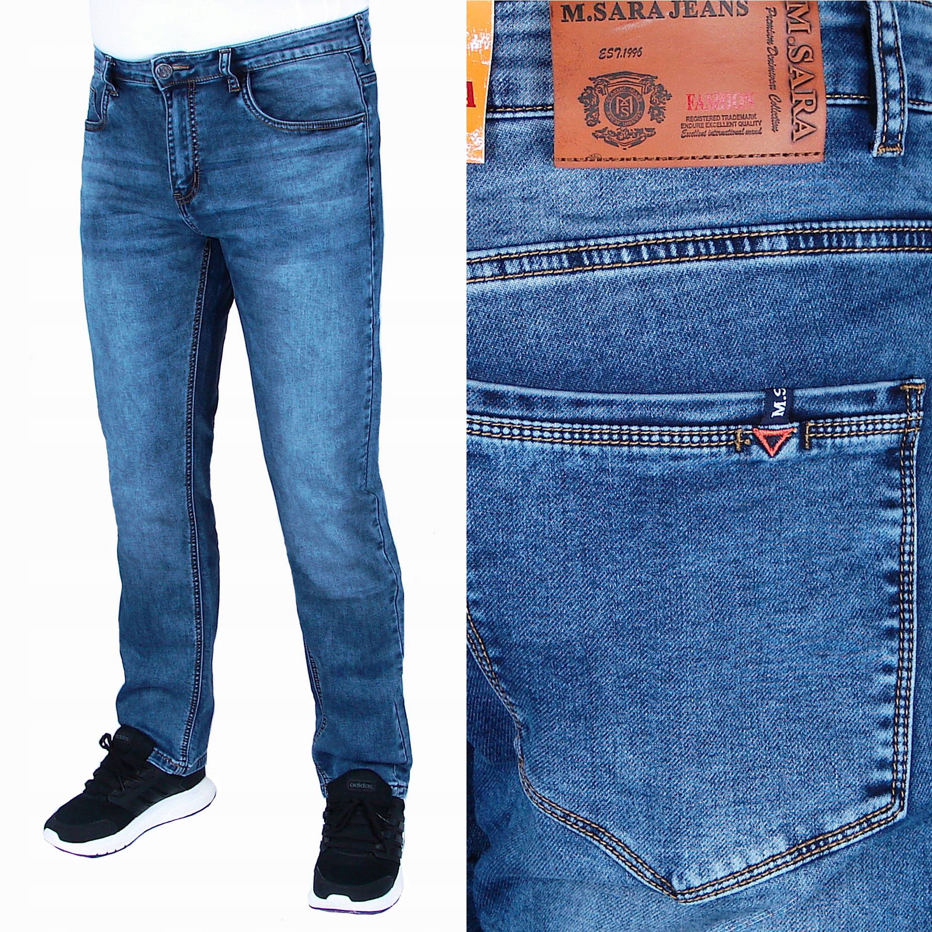 Pánské Džínové Kalhoty W 35 L 32 W92 94 cm