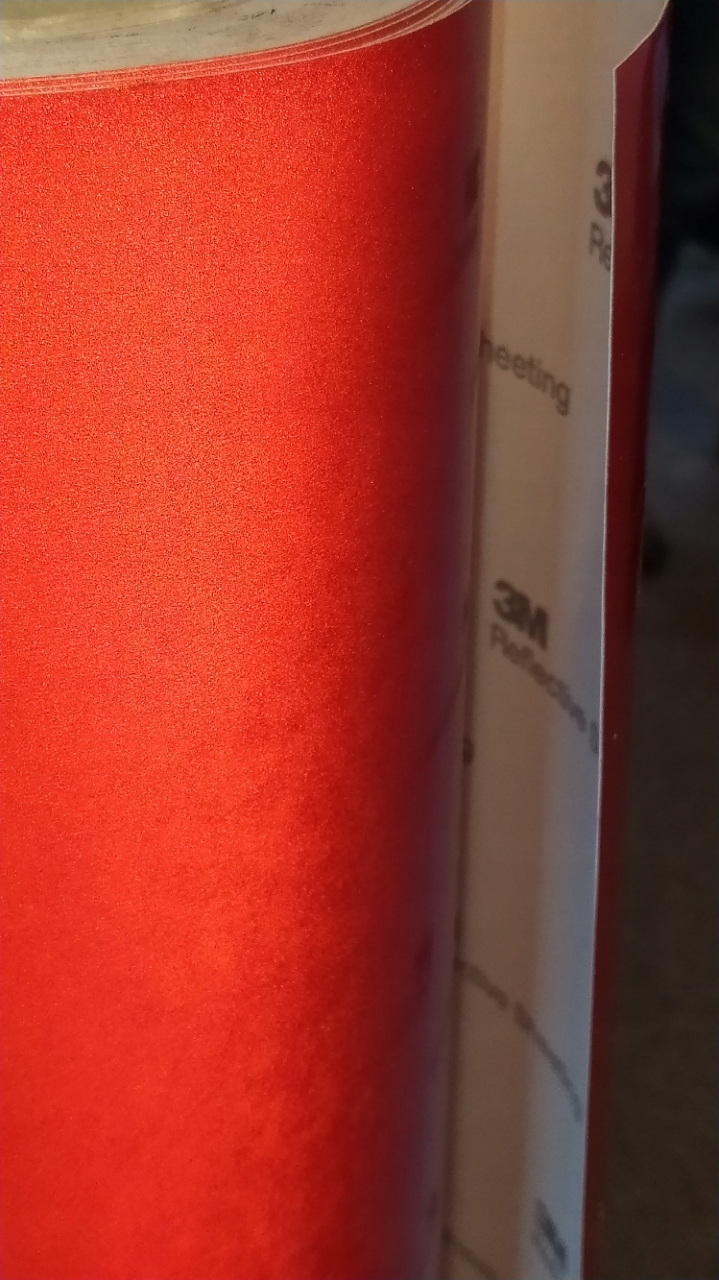 folia odblaskowa czerwona 3M SEM 3272 Red