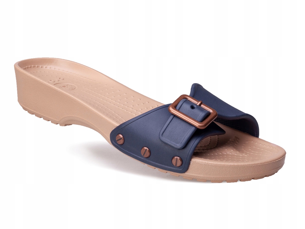 

Gumowe Klapki Damskie Buty Crocs Chodaki obcas