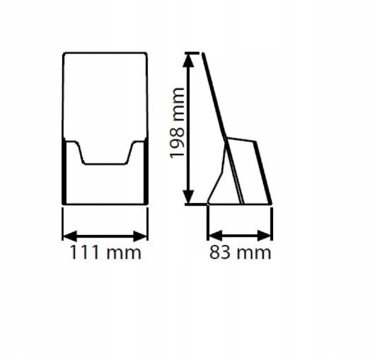 Stojak na ulotki DL 1/3a4 Kod producenta 286736