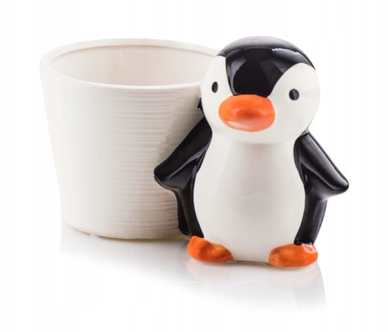 Doniczka osłonka przybornik Pingwin Pingwinek