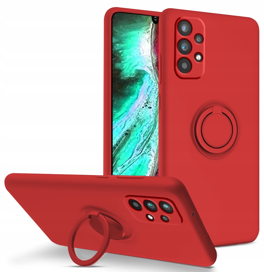 

Etui Silicone Ring +Szkło do Samsung Galaxy A32 4G