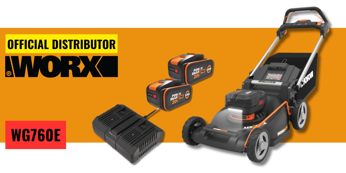 WORX KOSIARKA AKUMULATOROWA 51 cm WG760 2 x AKU NAPĘD Marka Worx