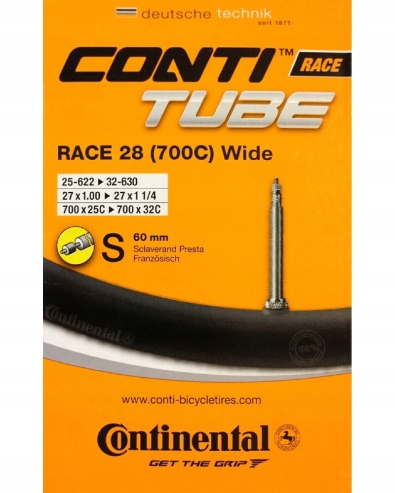 

Dętka Continental Race Wide 28 presta 60mm 25-32
