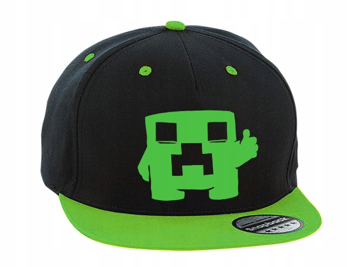 

Minecraft Czapka Snapback Regulowana Dużo Wzorów