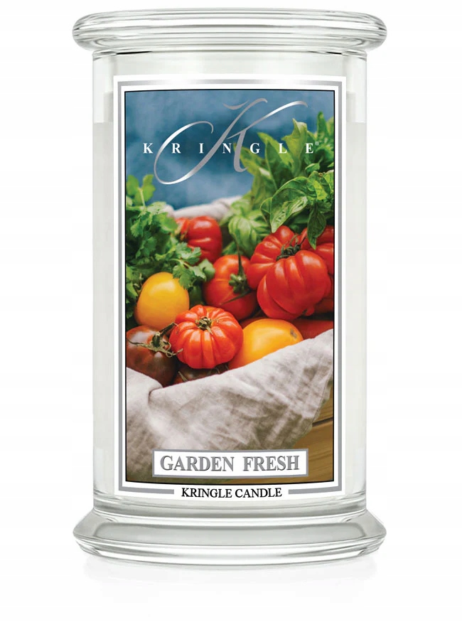 Garden Fresh – Kringle Candle – velká svíčka se dvěma knoty (624 g)