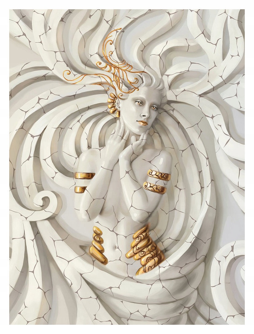 Fototapeta Zlatá elegance Žena abstrakce textura 206x275 lepidlo