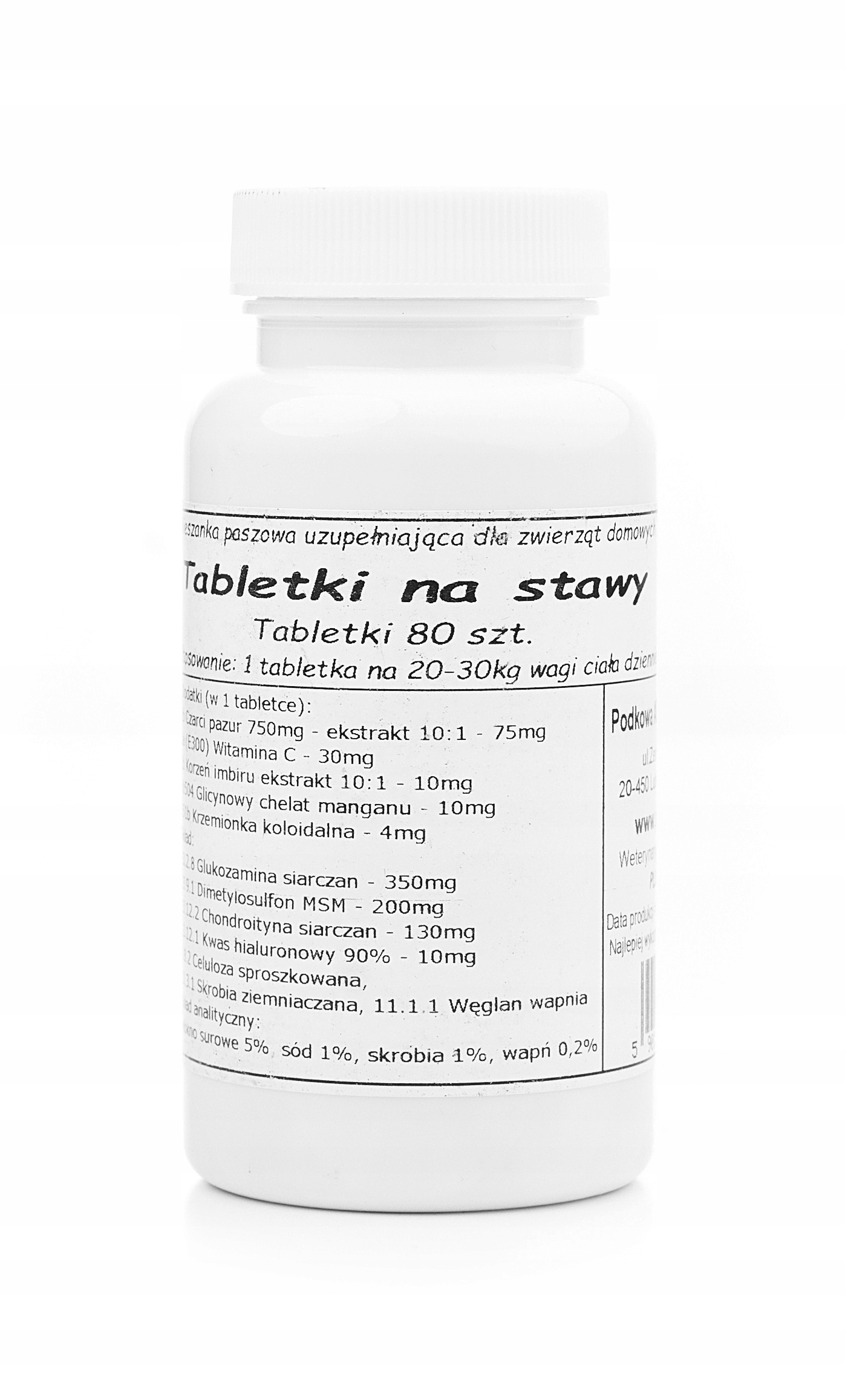 Levně Tabletky na klouby a'1000 mg 80 ks Podkova