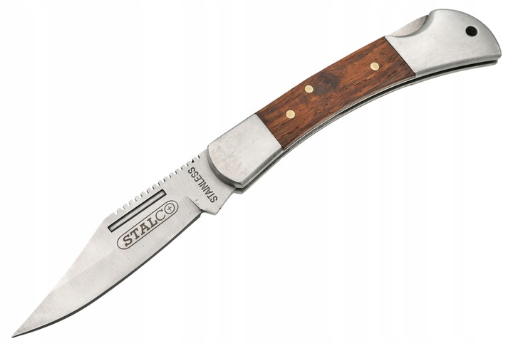 

Stalco Nóż monterski stalowy składany 18cm etui