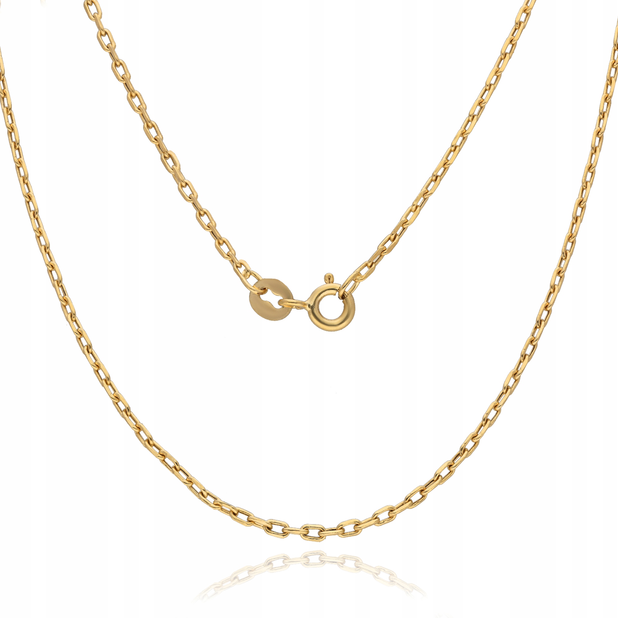 Zlatý Dámský Řetízek Anker Článek Au585 45cm