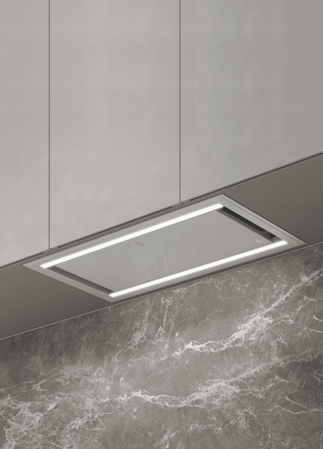 Okap szafkowy (wkład) Ciarko Duo 55 White