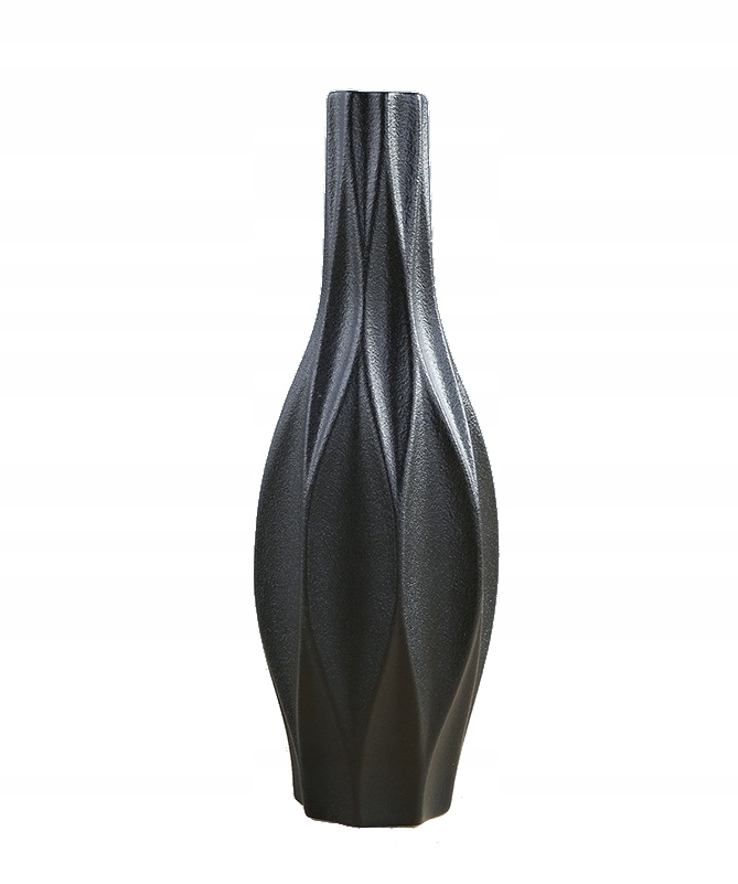 

Wazon ceramiczny, nowoczesny design, czarny duży