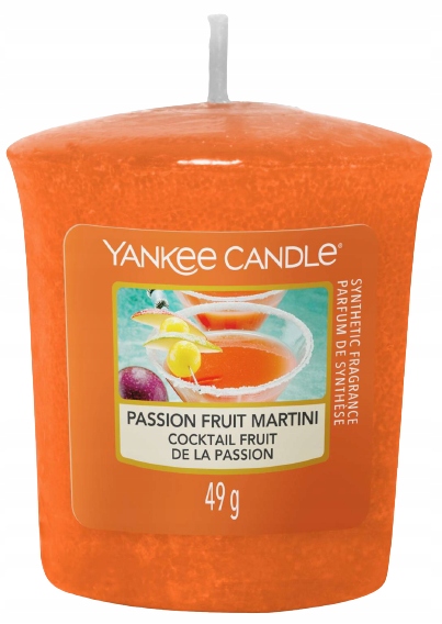 

Mała świeczka Votive Sampler Passion Fruit Martini