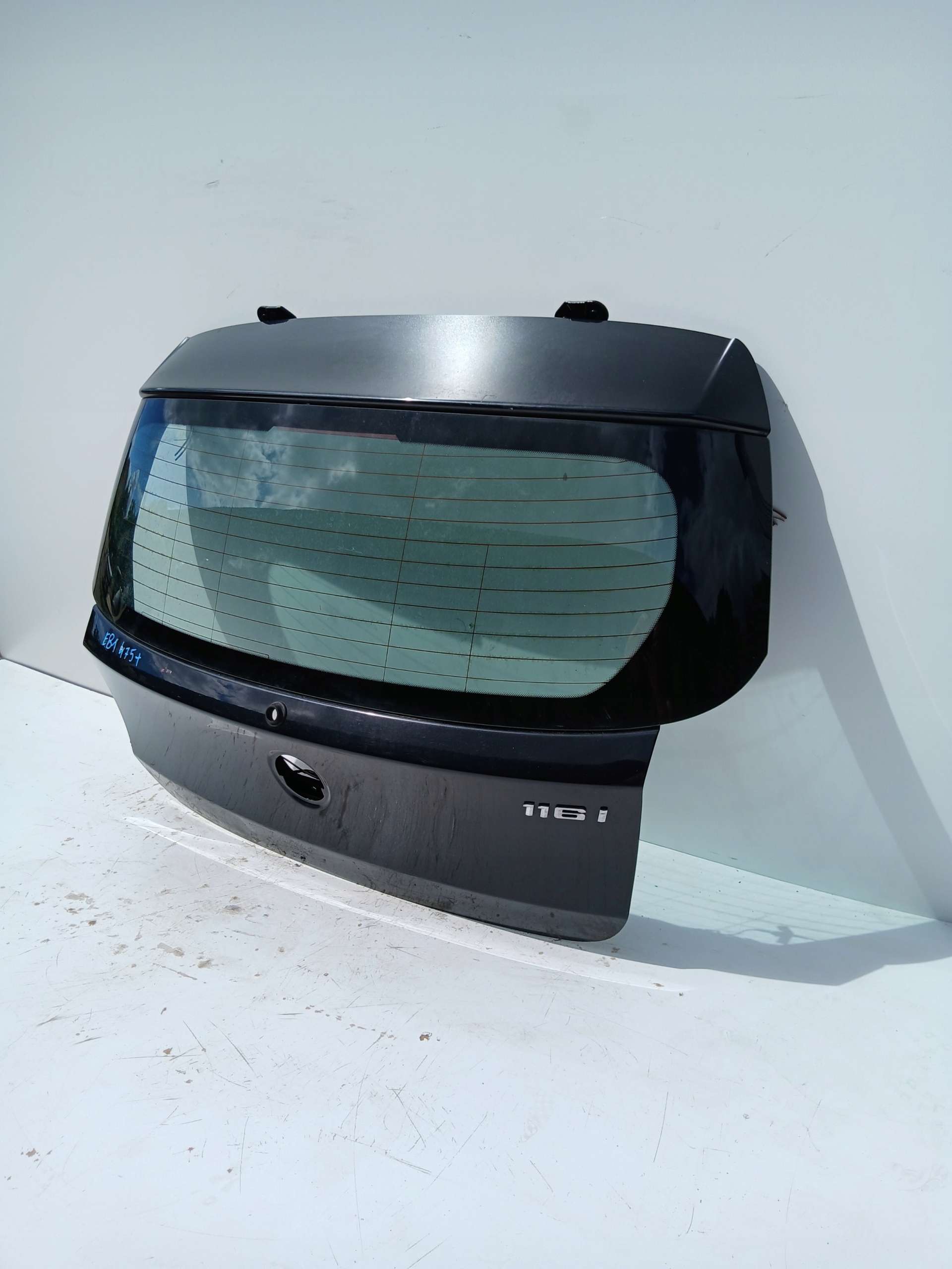 trunk door boot BMW E81 E87 475/9 BLACK SAPPHIRE