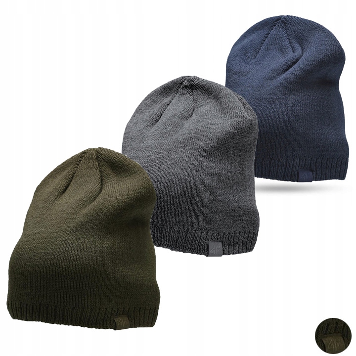 KOMPLET MĘSKI 4F CZAPEK ZIMOWYCH UNIWERSALNYCH