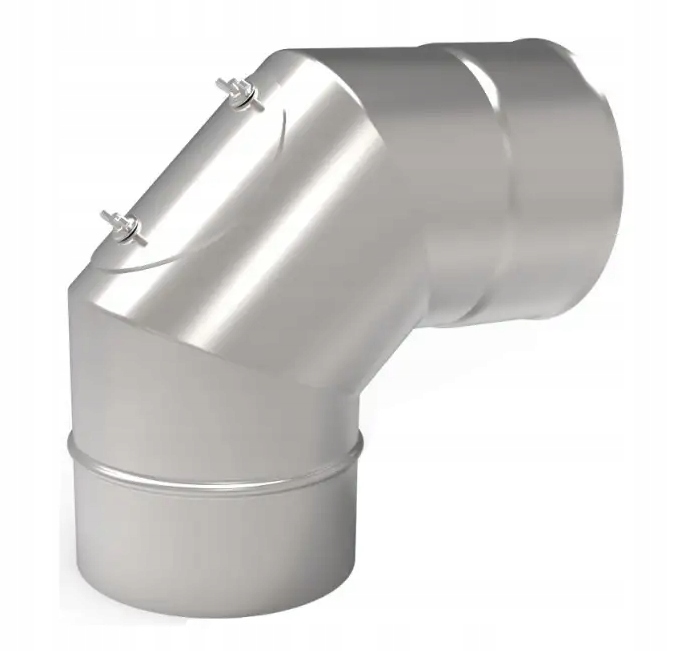 Ks kyselinovzdorné koleno s revizním čištěním 90 stupňů fi 130 mm 0,5 mm vložka