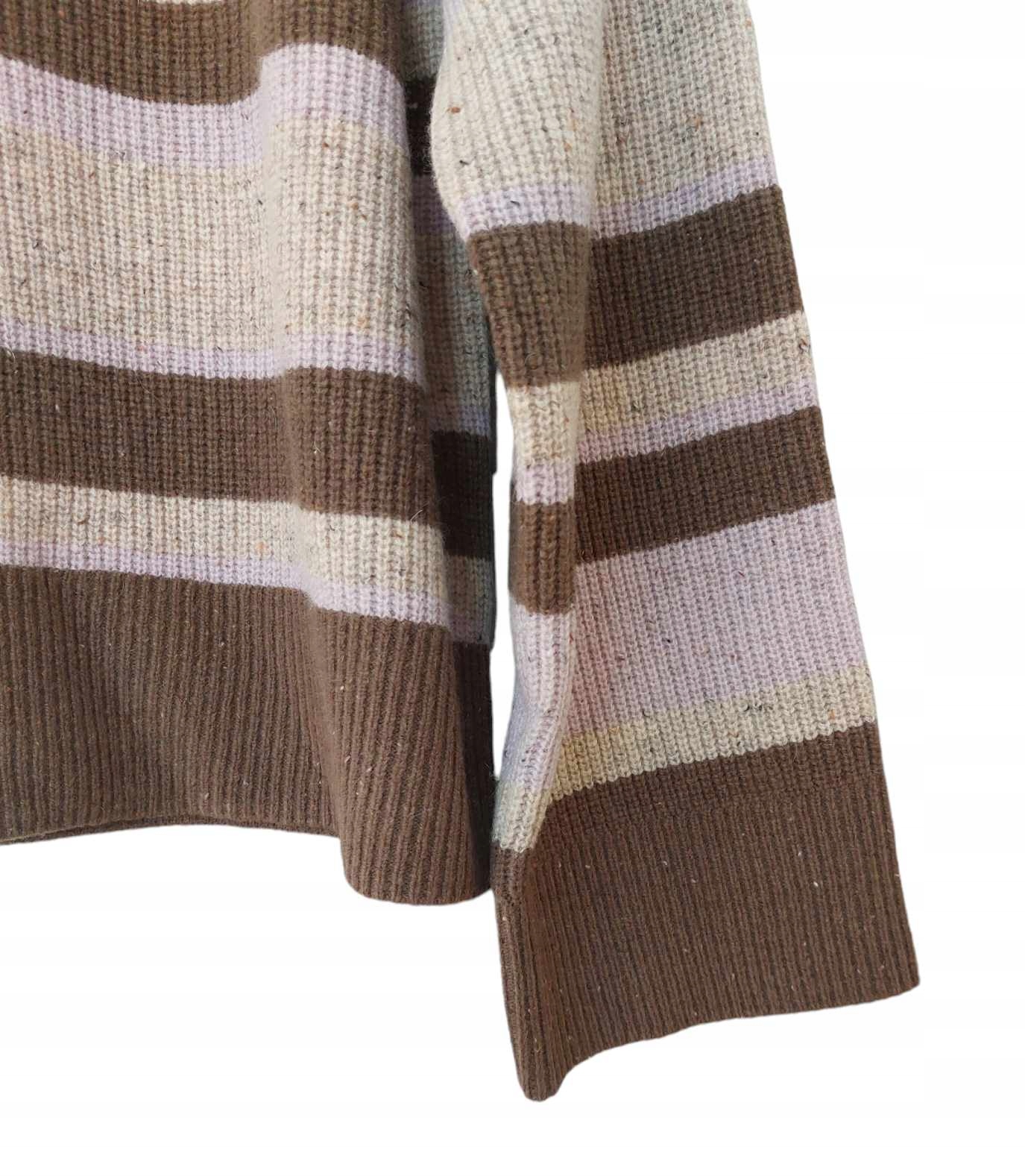 Selected Femme wełniany sweter w paski M Rozmiar M