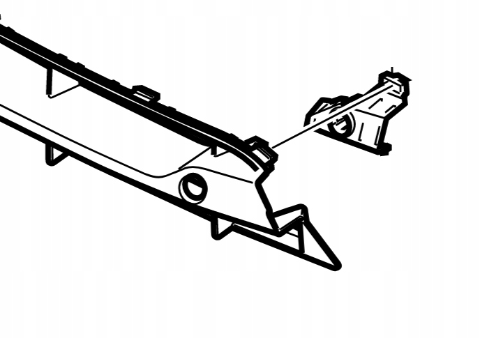 Volvo S90 V90 R-design košík parkovací senzor levý přední 31425520