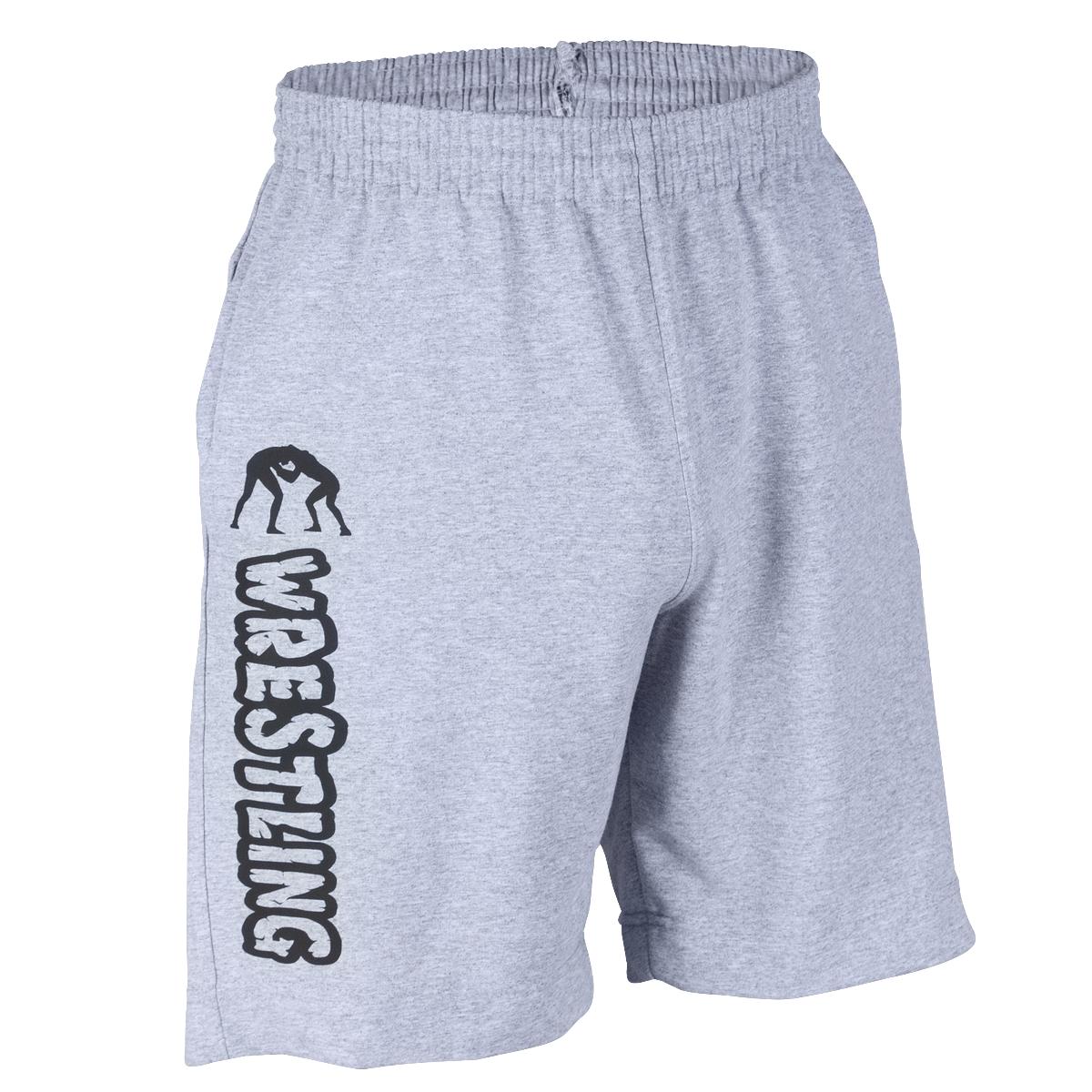 Spodenki sportowe, treningowe WRESTLING szare |3XL