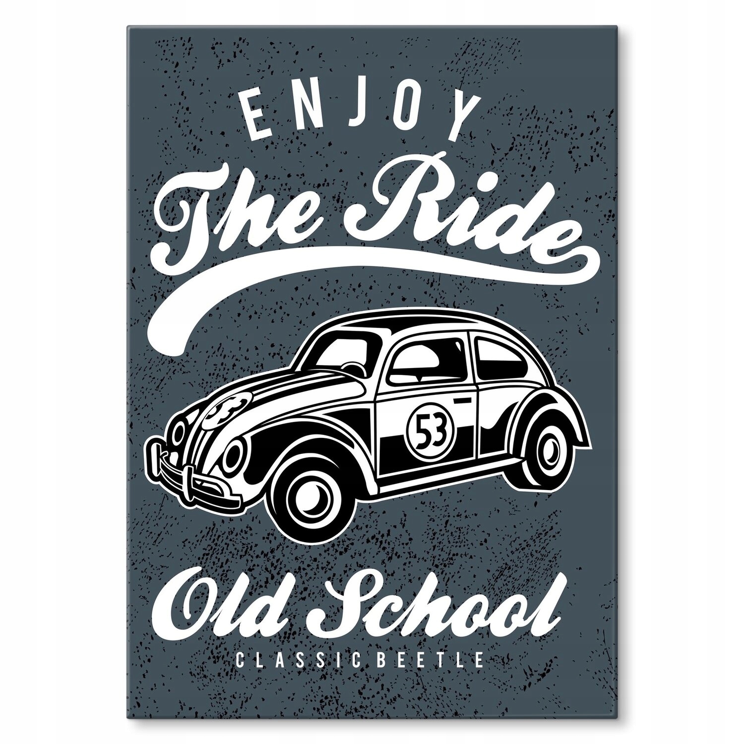 Kovový plakát Enjoy the ride Garbus Dárek 42 x 59 cm