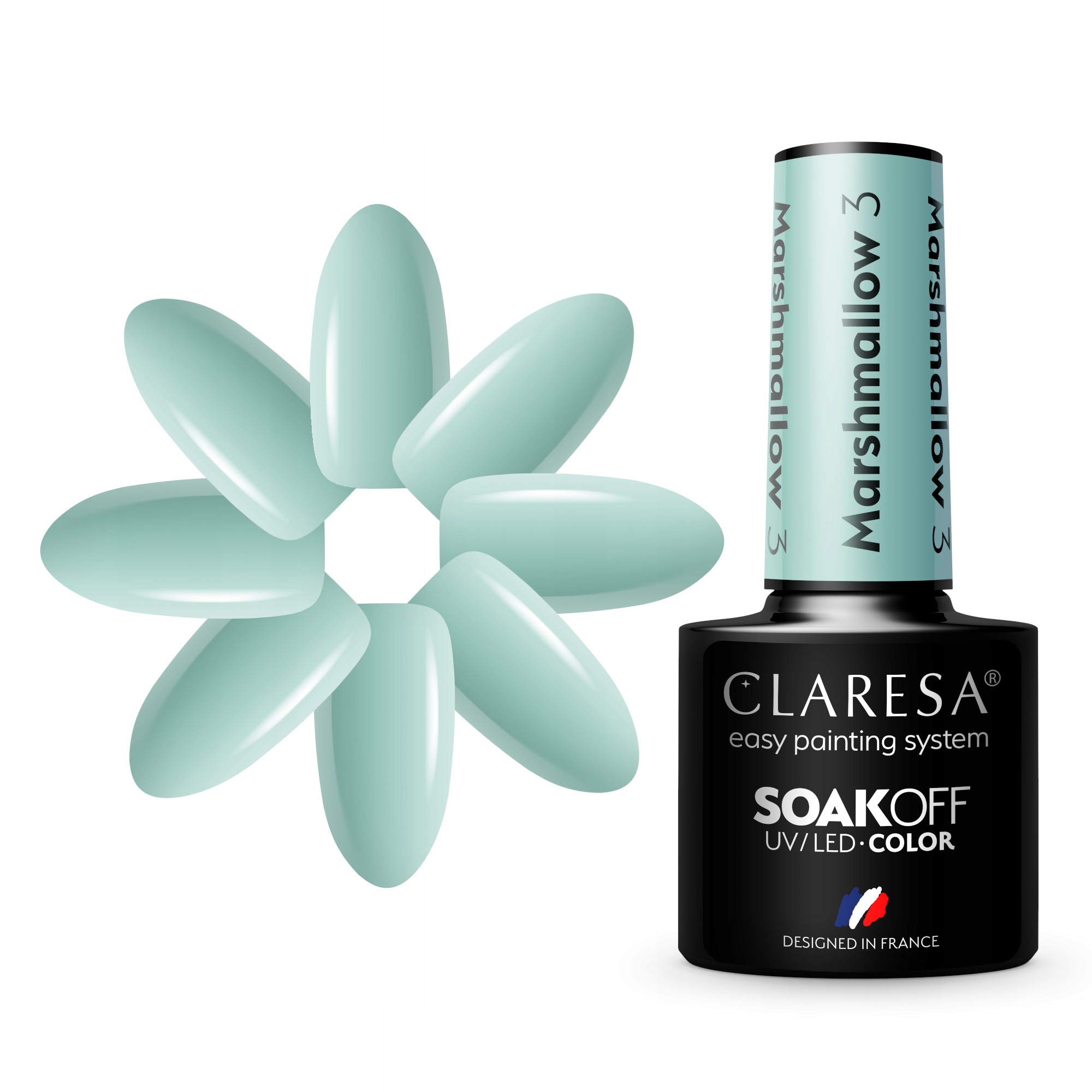 

Claresa Miętowy Lakier Hybrydowy Marshmallow 3