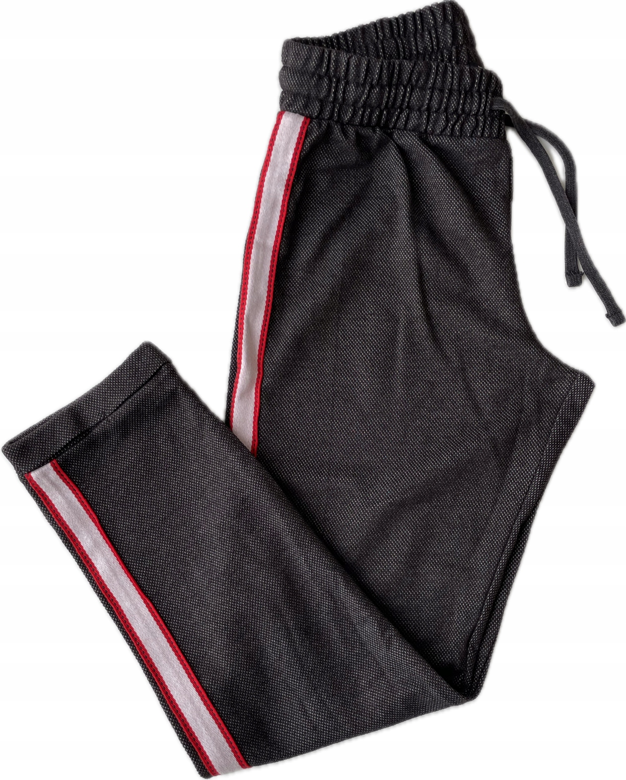 TEZENIS SPODNIE DRESOWE M BAWEŁNA lampasy