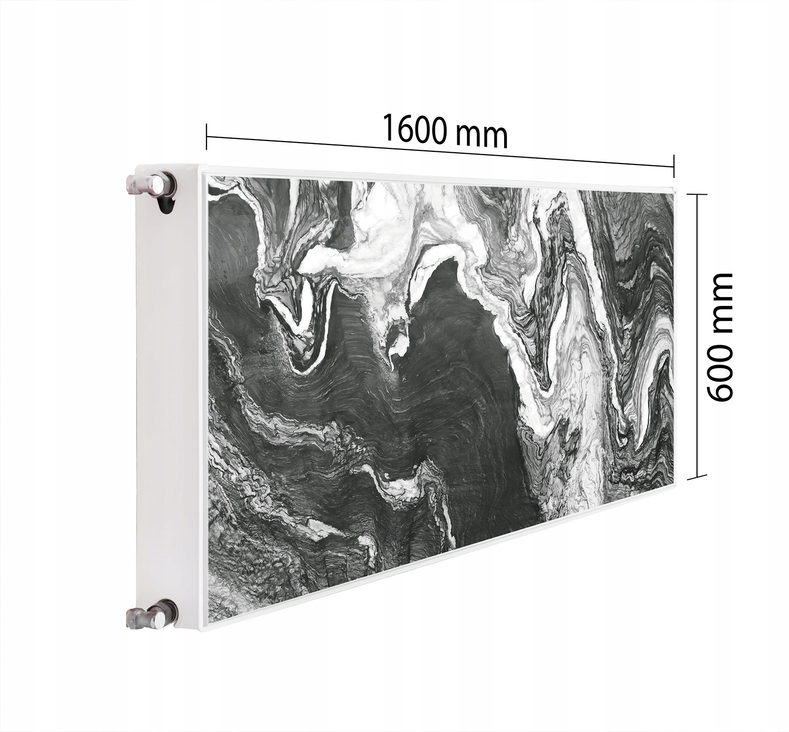 Magnetická Krytka Na Radiátor 160x60 Marmur Mata Magnet