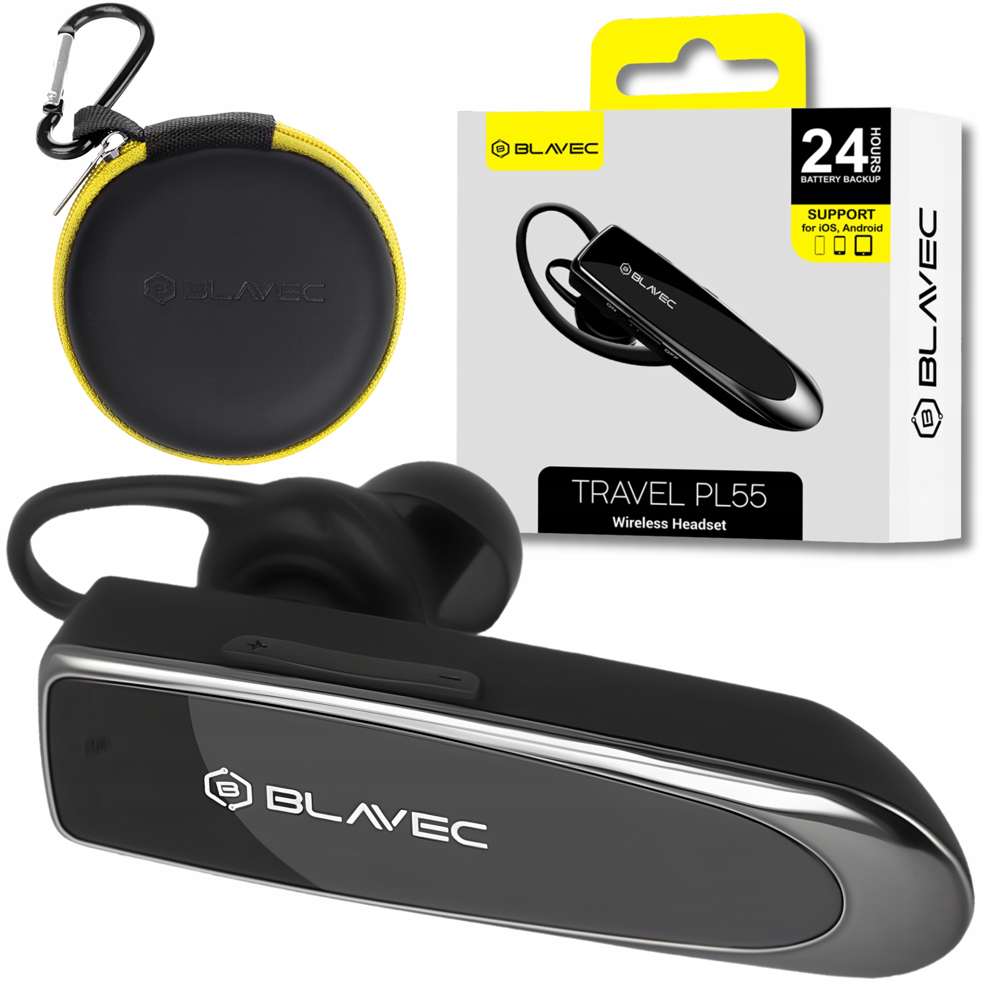 Słuchawka Bluetooth dla Kierowców Bezprzewodowa Redukcja Szumów Rozmów