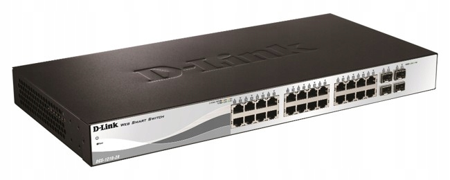 D-link Prepínač DGS-1210-28, 24GE, 4SFP