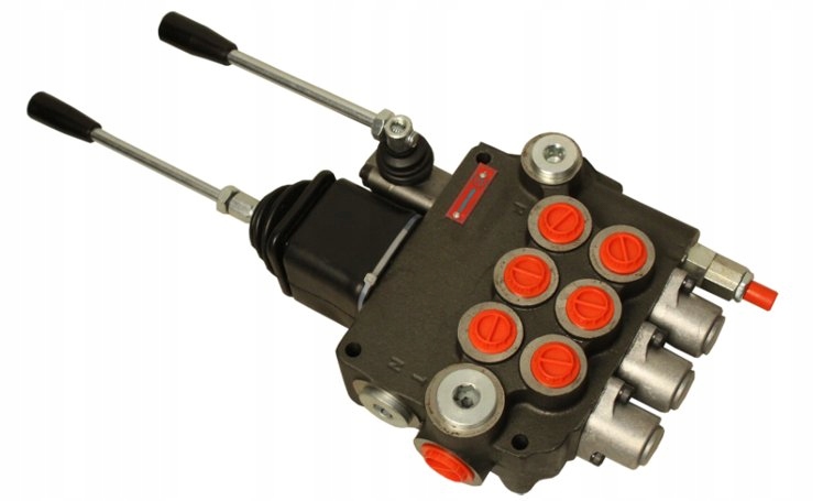 Rozdzielacz 3-sekcyjny 80L joystick + dźwignia