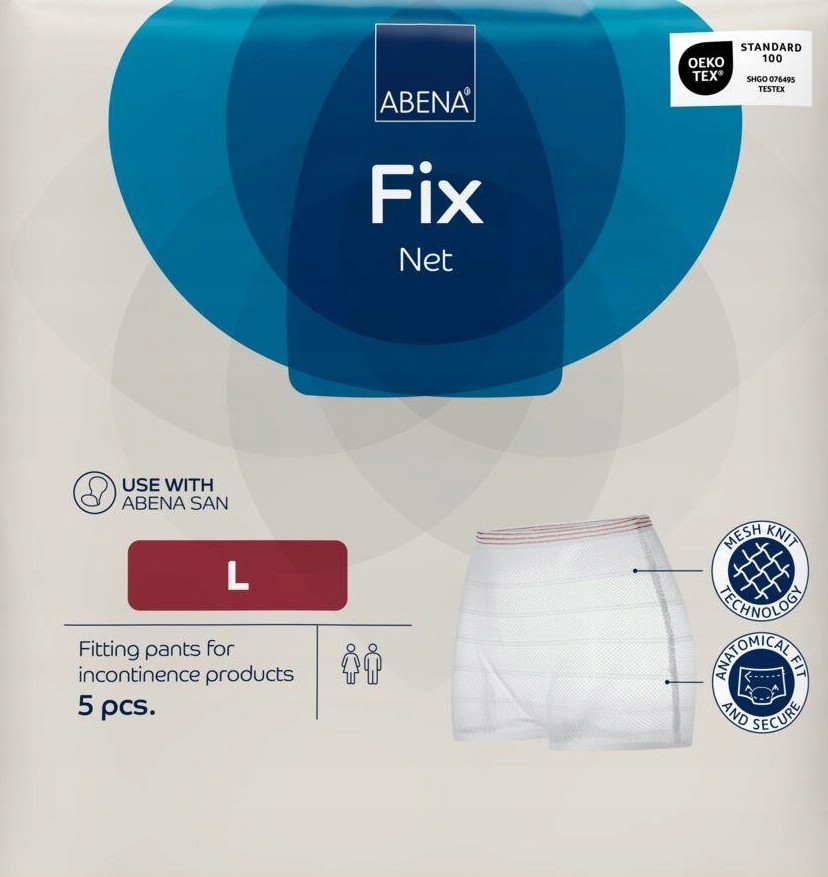 MAJTKI SIATKOWE WIELORAZOWE ABENA FIX NET L, 5szt.