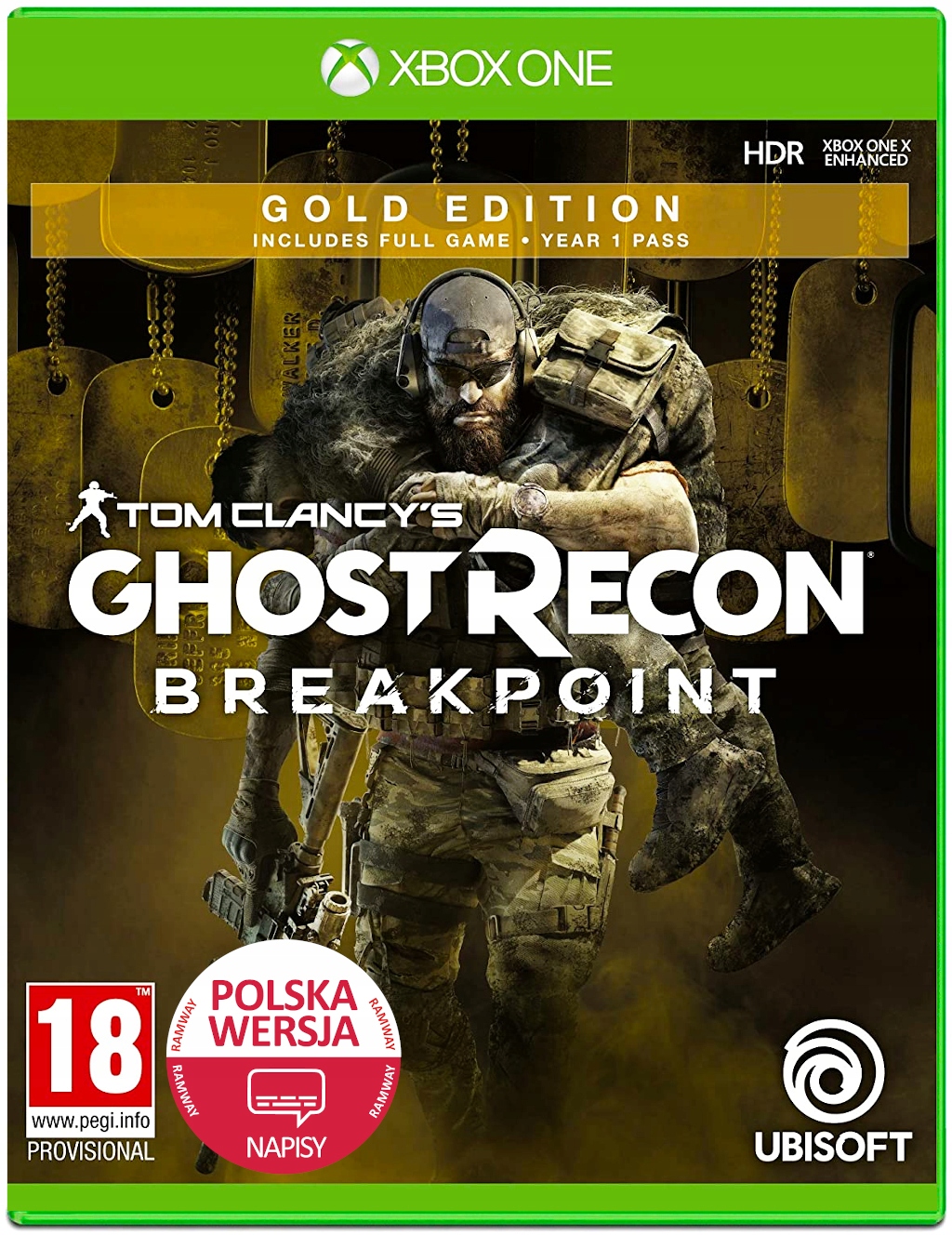 Tom Clancy's Ghost Recon Breakpoint Gold XOne Pl