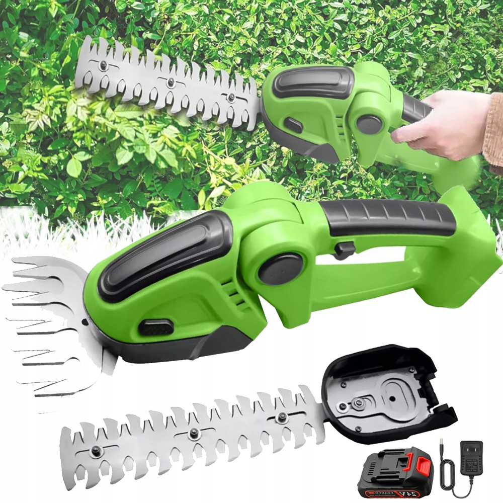 Nůžky Na Trávy A Skládání 2V1 Bezdrátové Nůžky Na Živý Plot Pro Zahradu