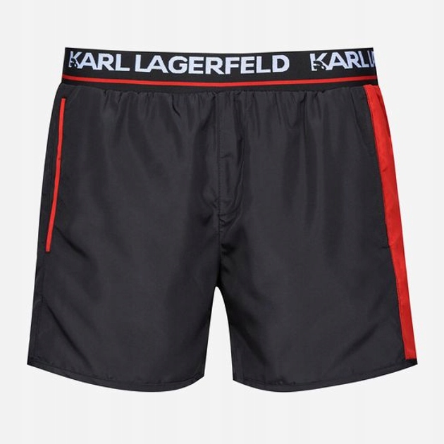 Karl Lagerfeld Plážové šortky KL21MBS04 Černé M